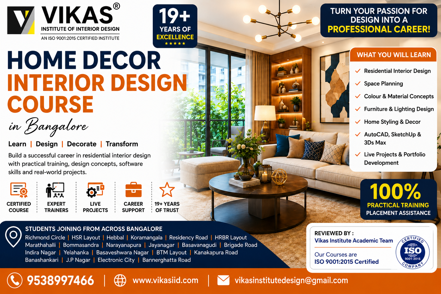 Home Decor Interior Design Course In Bangalore