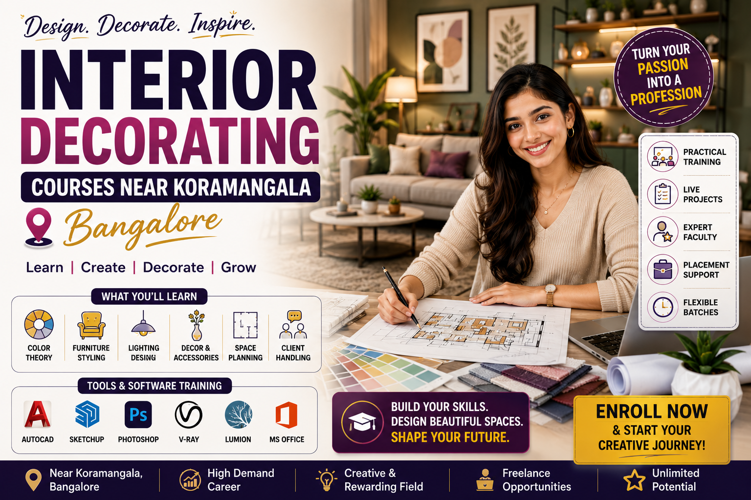 Interior Decorating Courses Near Koramangala