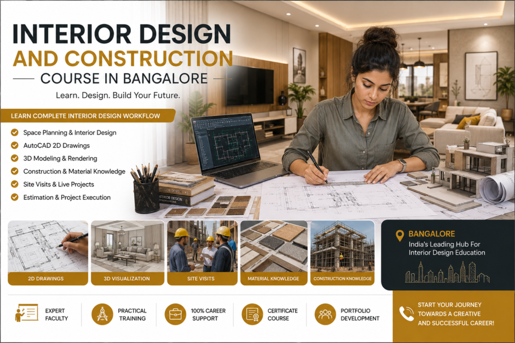 Interior Design And Construction Course In Bangalore