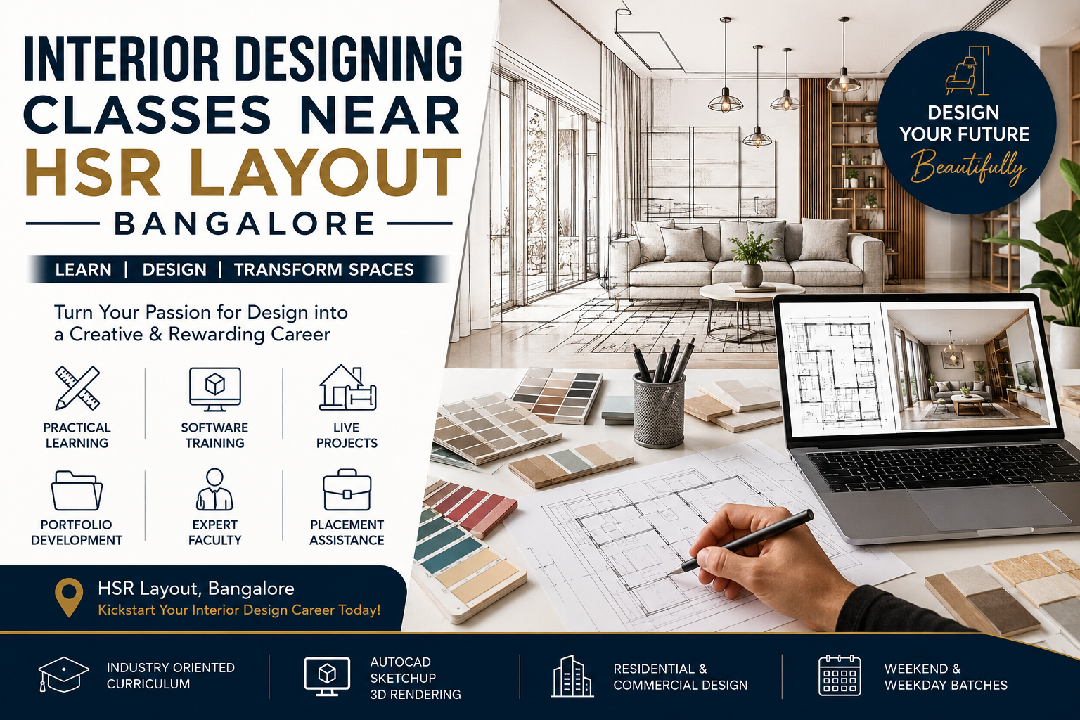 Interior Designing Classes Near HSR Layout