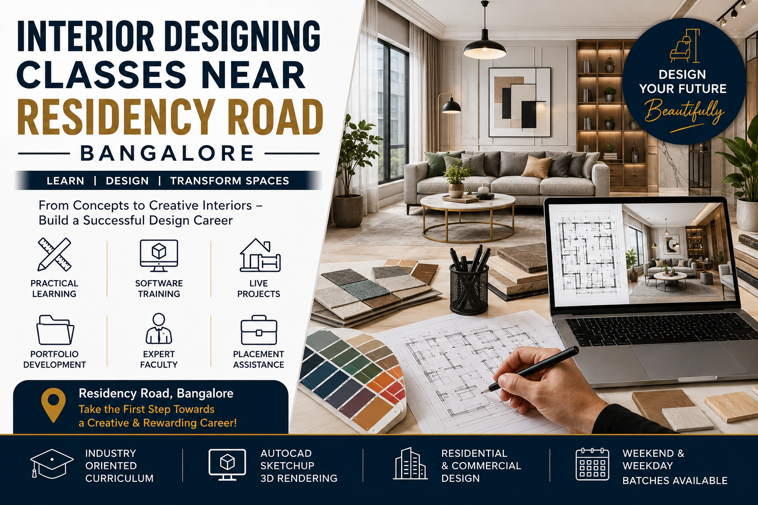 Interior Designing Classes Near Residency Road