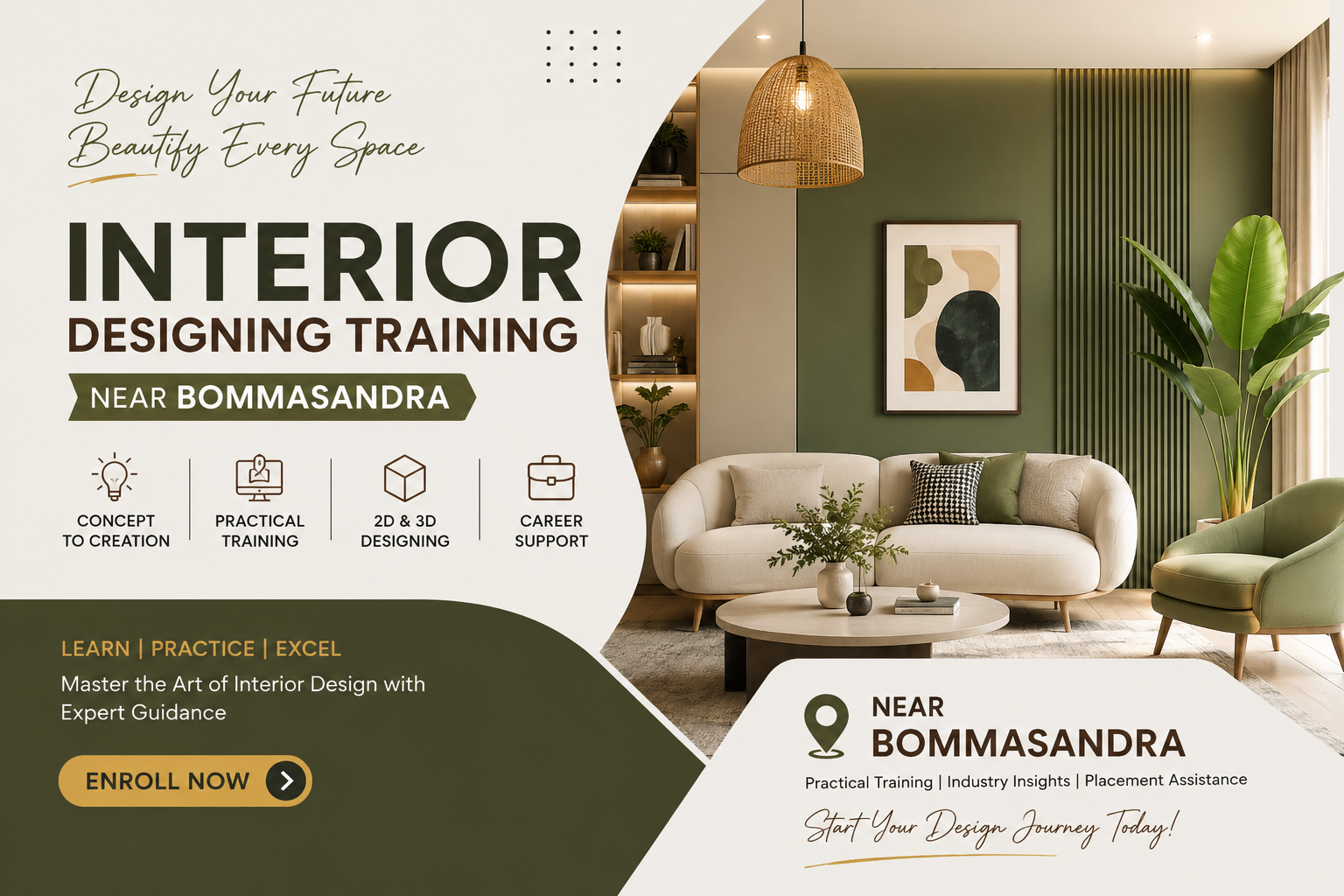 Interior Designing Training Near Bommasandra Bangalore