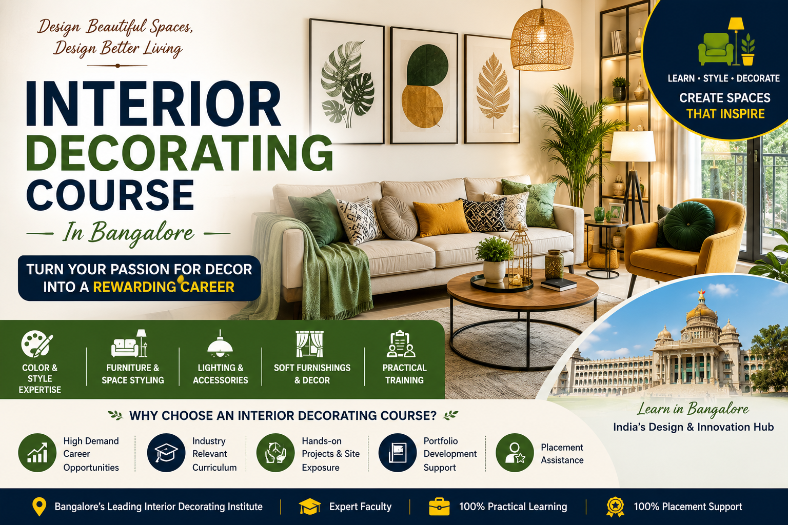 Interior decorating course in Bangalore