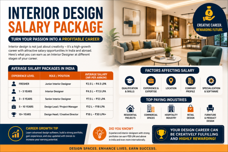 Interior design salary guide in India