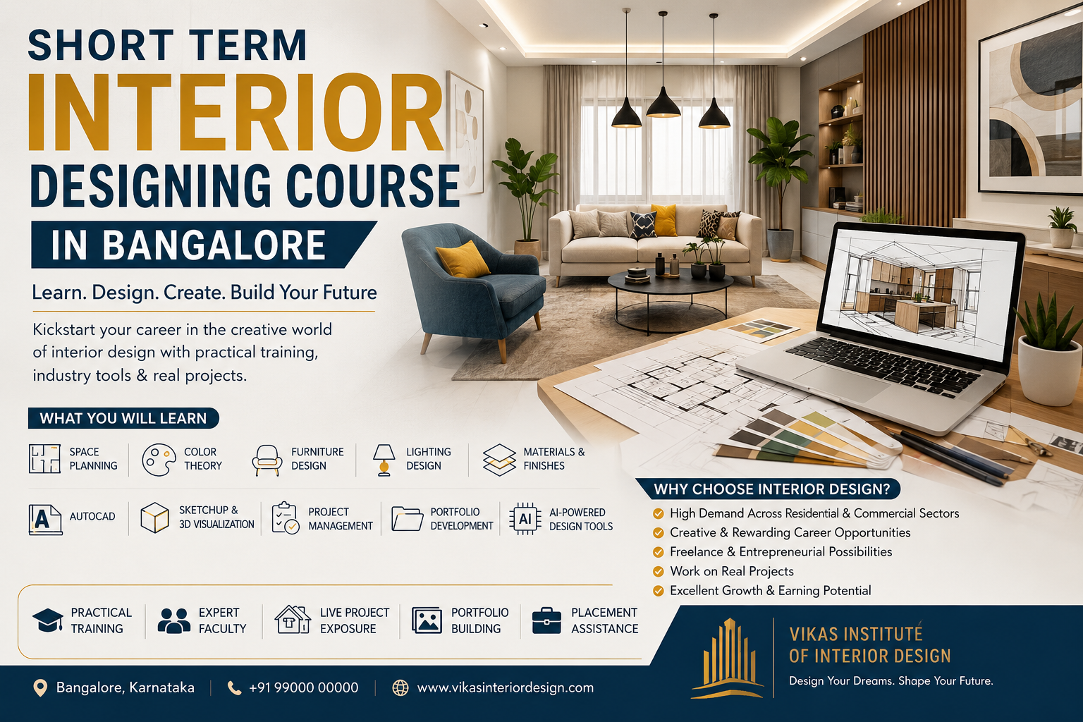 Short Term Interior Designing Course In Bangalore