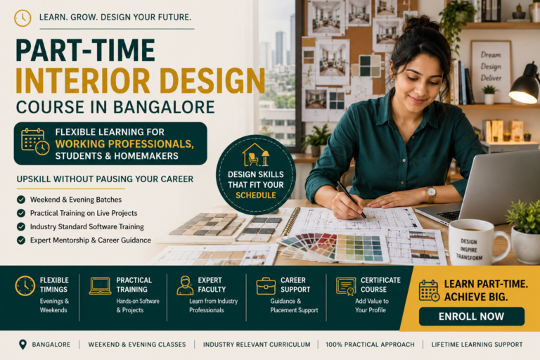 Interior design course in Bangalore for professionals and students.
